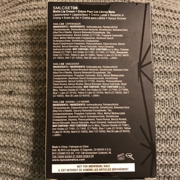 NYX Soft matte lip cream - 3 piece set - Picture 2 of 2